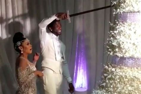 gucci and keyshia wedding cake|Gucci Mane Slices His $75,000 Wedding Cake With a Sword.